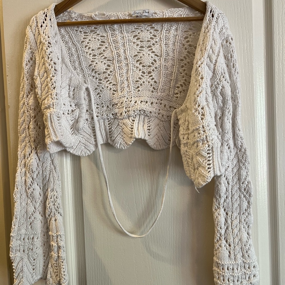 Knit cardigan